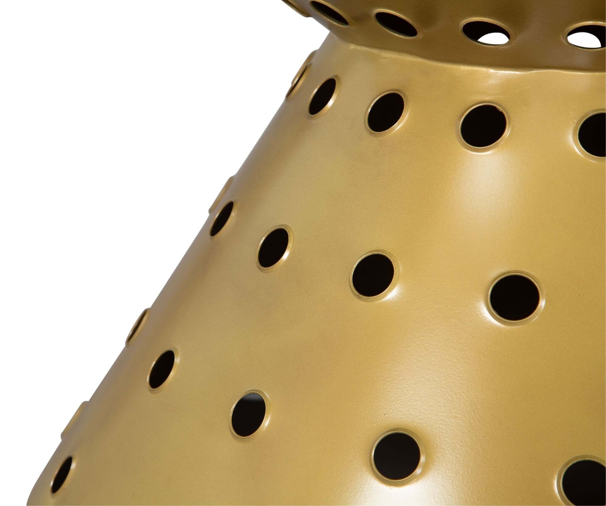 Electron Gold Metal Retro Round Coffee Table 30