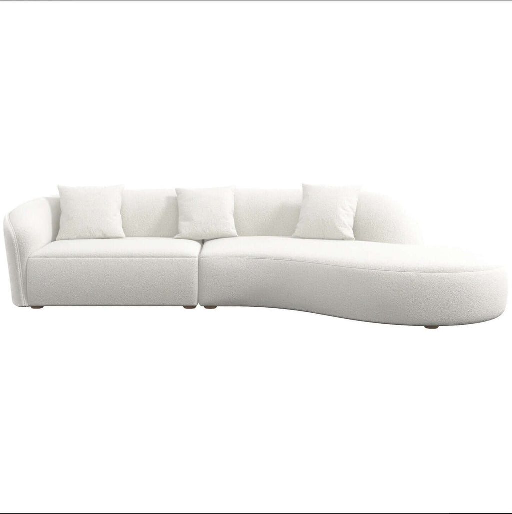 Elijah Japandi Style Curve Sofa