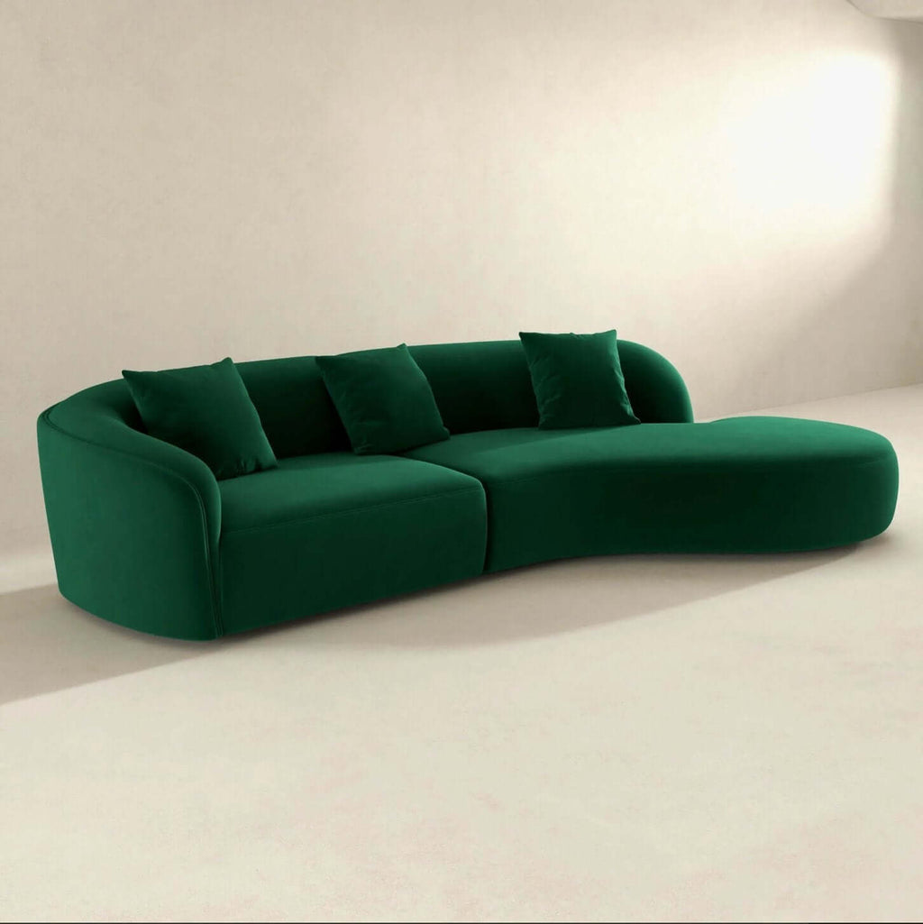 Elijah Japandi Style Curve Sofa