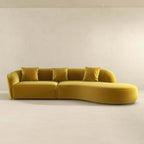Elijah Japandi Style Curve Sofa