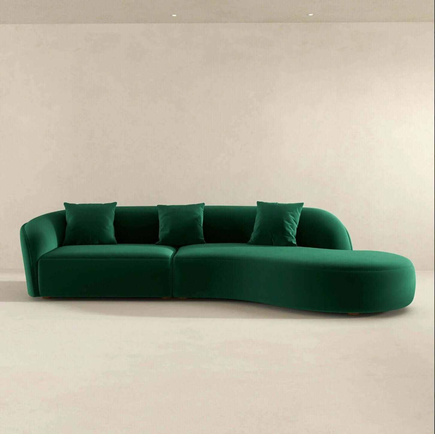 Elijah Japandi Style Curve Sofa