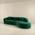 Elijah Japandi Style Curve Sofa