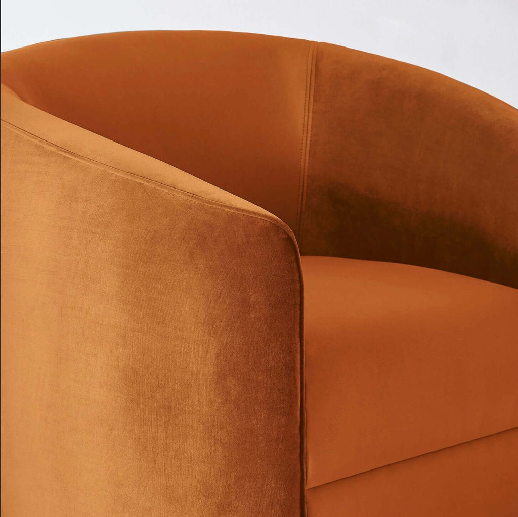 Elise Swivel Barrel Accent Chair