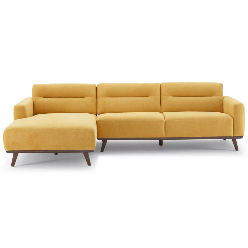 Ella Yellow L-Shape Sectional Chaise Sofa 109