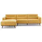 Ella Yellow L-Shape Sectional Chaise Sofa 109