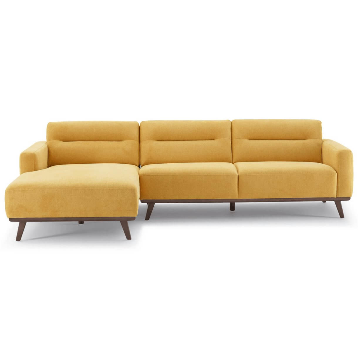 Ella Yellow L-Shape Sectional Chaise Sofa 109