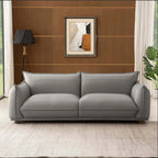 Emma Modern Boho Genuine Leather Sofa 89 (3 Colors)