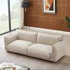 Emma Modern Boho Genuine Leather Sofa 89 (3 Colors)