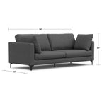 Ava MCM Performance Fabric Sofa 90L (2 Colors)
