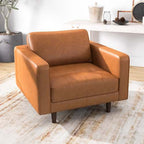 Catherine MCM Leather Lounge Chair