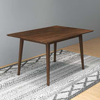 Carlos MCM Solid Wood Rectangular Dining Table 59