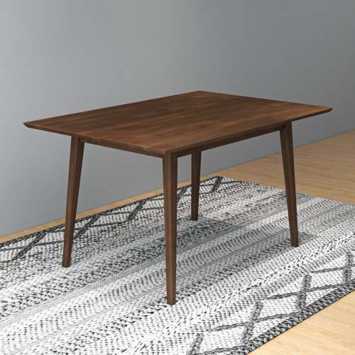 Carlos MCM Solid Wood Rectangular Dining Table 59