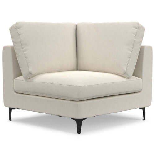 Ava MCM Cream Symmetrical Corner Sofa Sectional 102 (2 Colors)