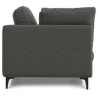 Ava MCM Gray Performance Fabric Sofa Loveseat 76L (2 Color Options)