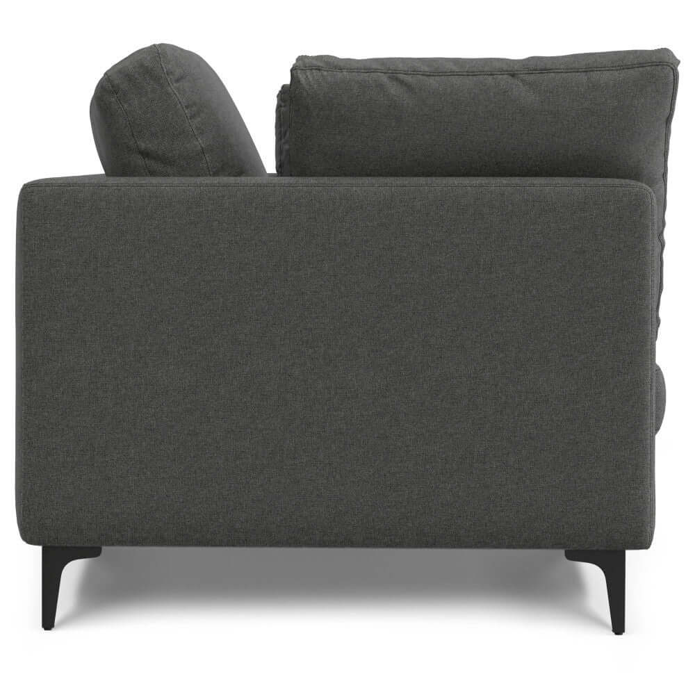 Ava MCM Gray Performance Fabric Sofa Loveseat 76L (2 Color Options)