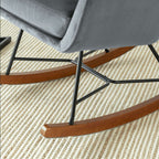 Hannah Classic Tufted Velvet Rocking Chair (4 Colors)