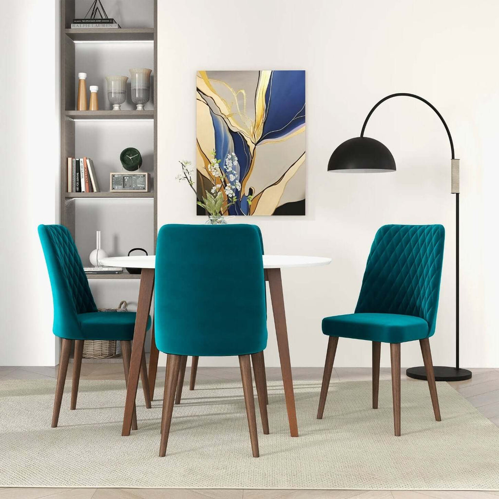 Katie Tufted Velvet Dining Chairs (Set Of 2)