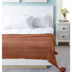 Knitted Acrylic Throw Blanket 50' X 60' (7 Colors)