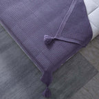 Knitted Acrylic Throw Blanket 50' X 60' (7 Colors)