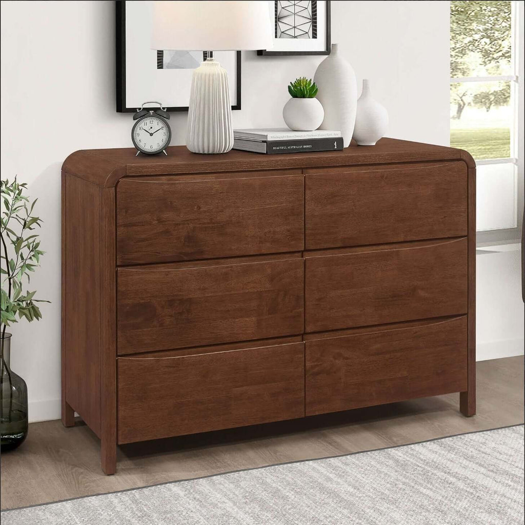 Lionel Solid Wood 6-Drawer Bedroom Dresser (47)