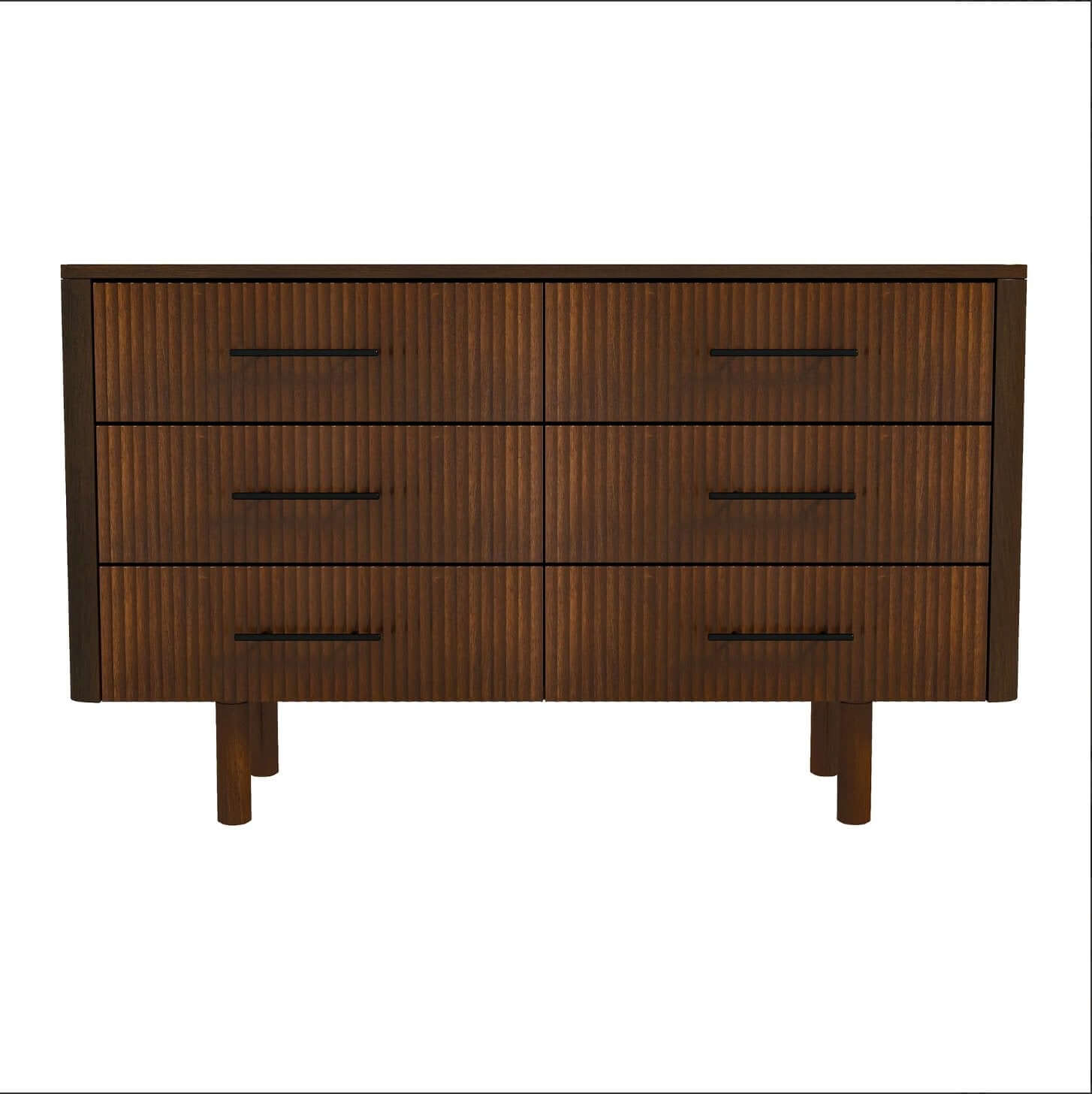 Logan Solid Wood 6 Drawer Dresser (55)