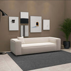 Marshall Contemporary Boucle Box Arm Sofa 91”