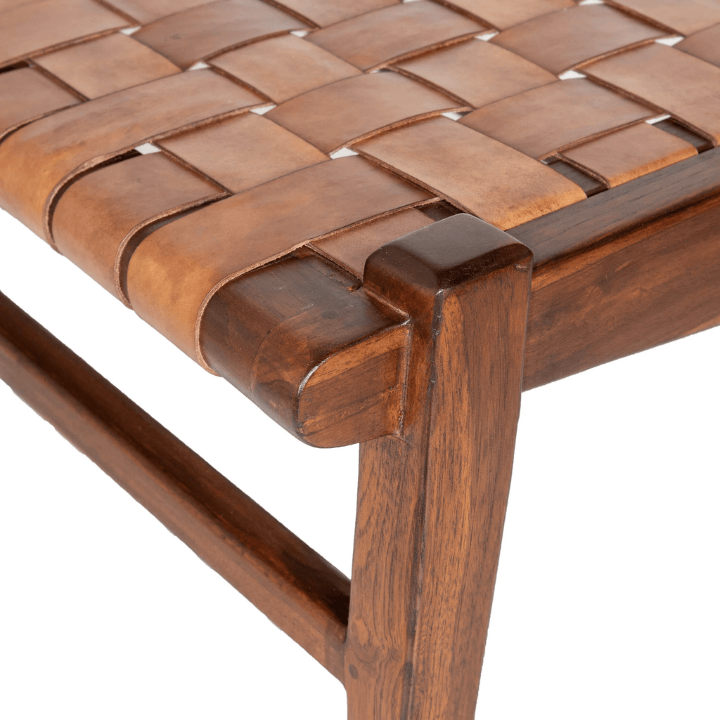 Cody Premium Leather Strapped Bench 44L