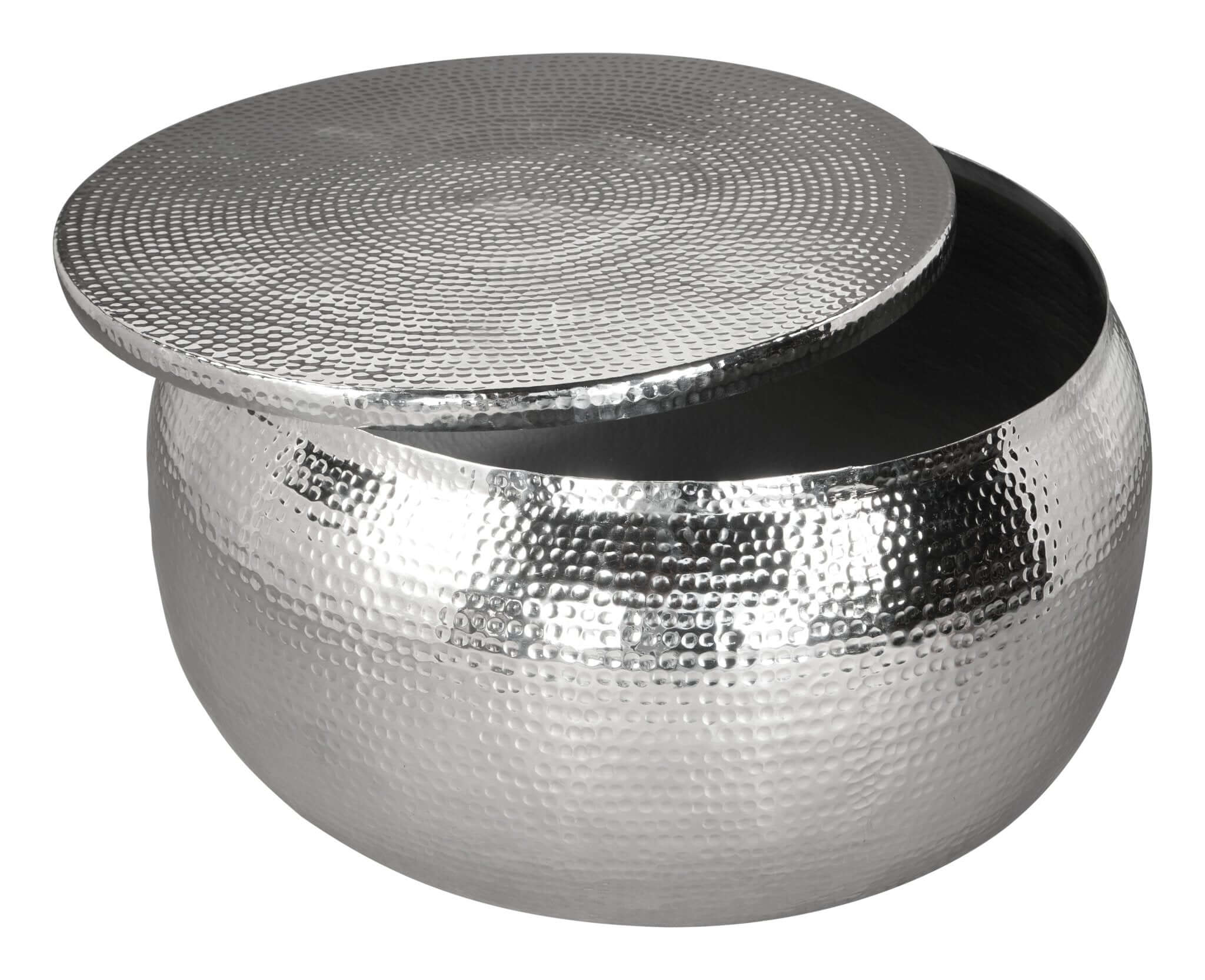 Solo Metallic Round Storage Coffee Table 33