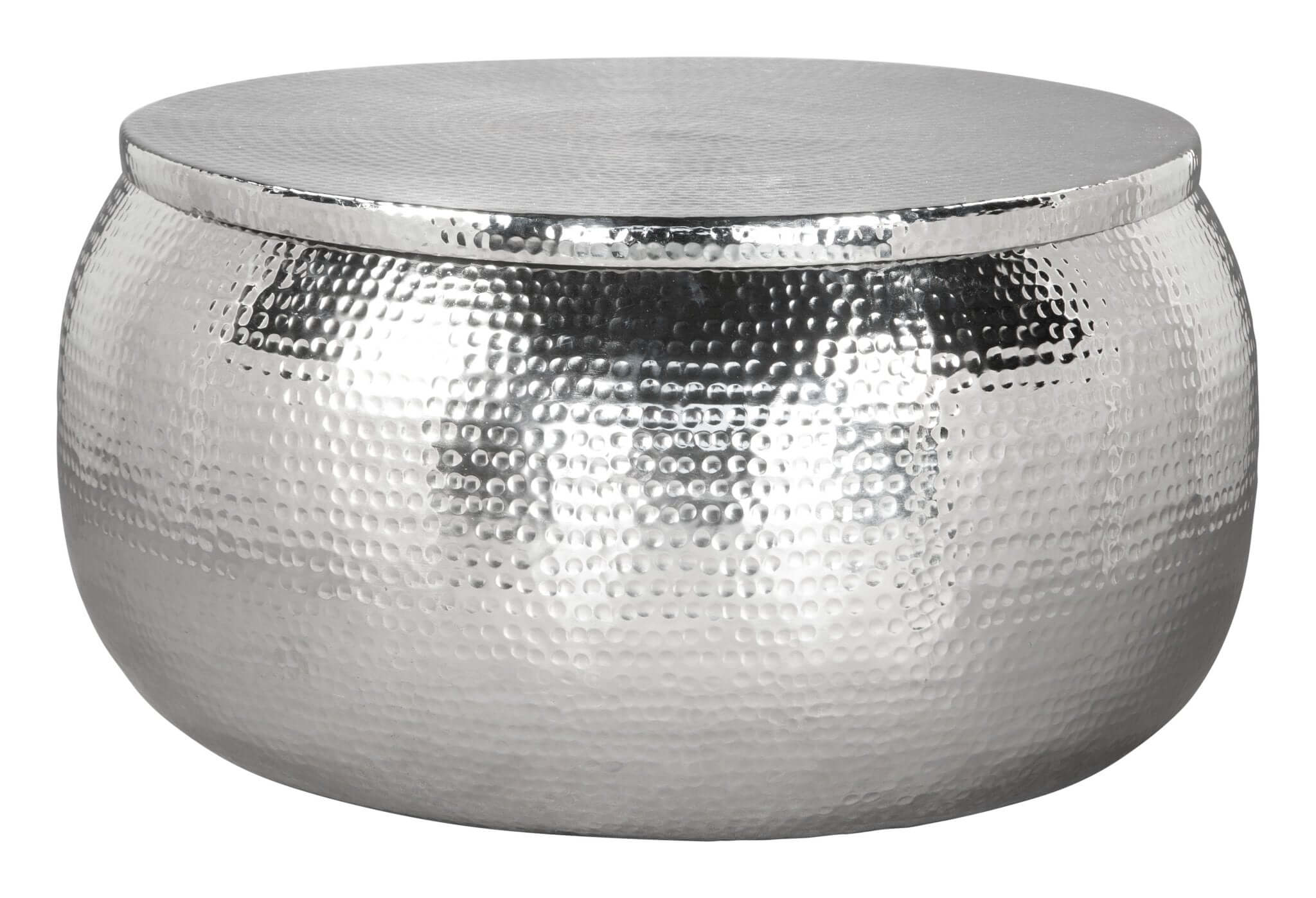 Solo Metallic Round Storage Coffee Table 33