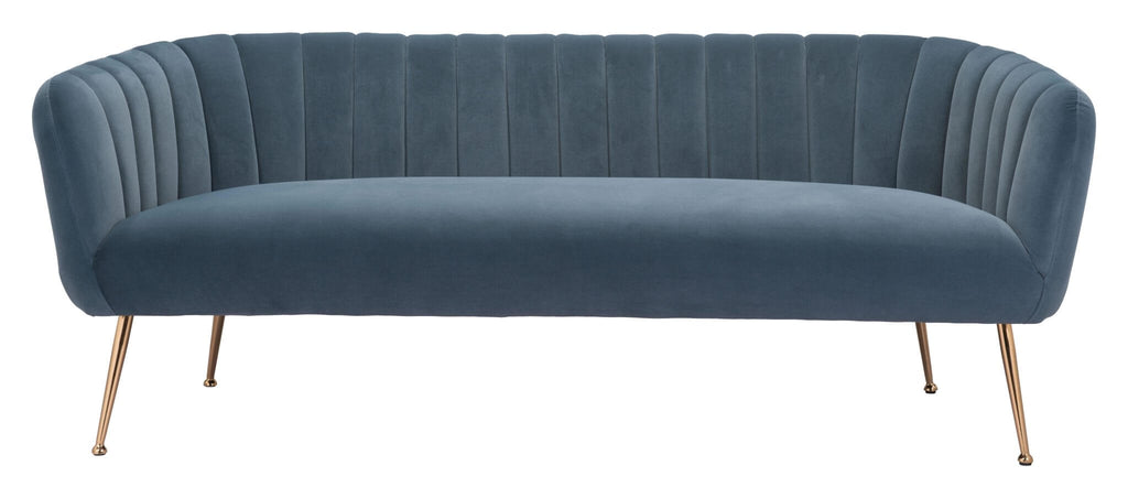 Deco Channel Tufted Sofa Loveseat (2 Colors) 70”