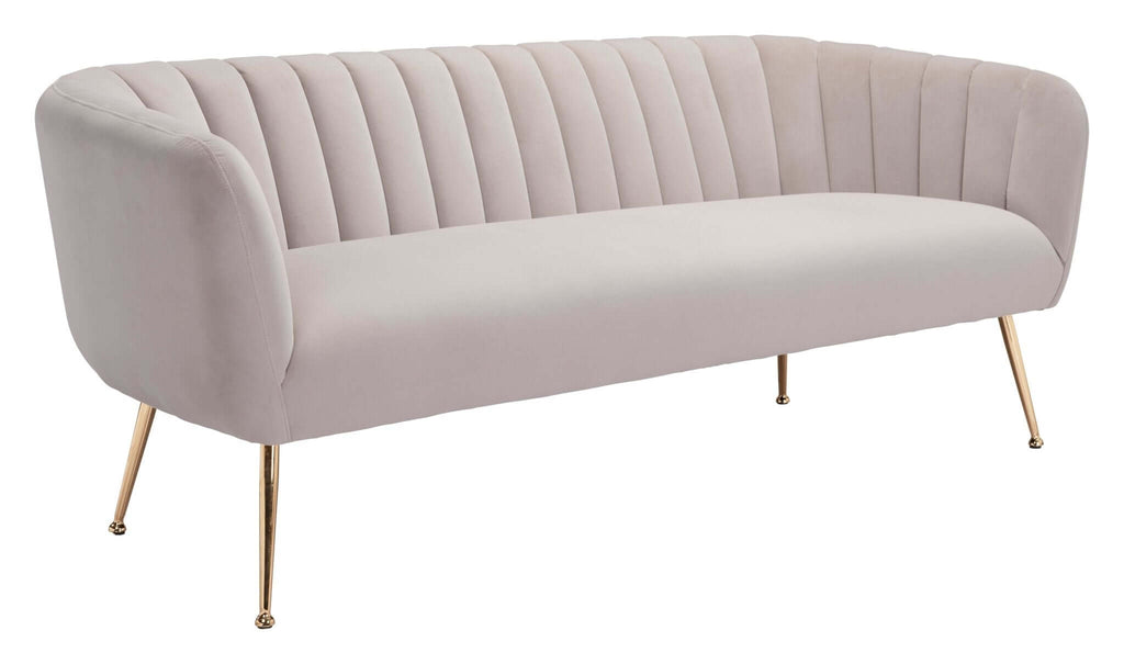 Deco Channel Tufted Sofa Loveseat (2 Colors) 70”