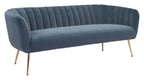 Deco Channel Tufted Sofa Loveseat (2 Colors) 70”
