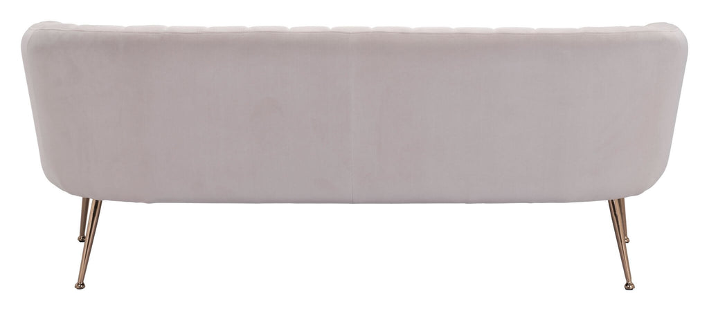 Deco Channel Tufted Sofa Loveseat (2 Colors) 70”