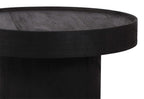 Watson Round Black Mango Wood Coffee Table 28